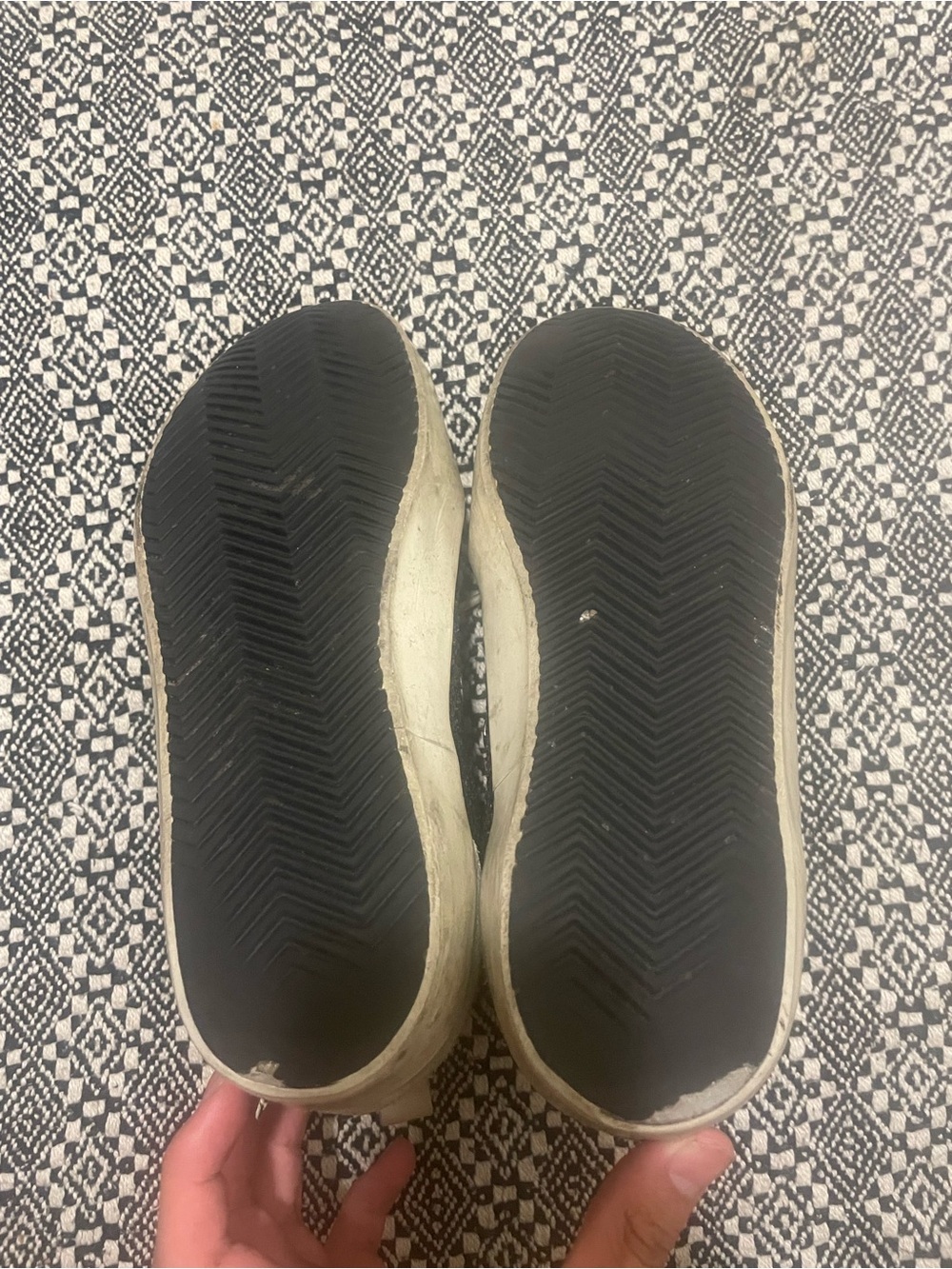 Golden Goose High-Top Sneakers in Black and Cream - Picture 6 of 10